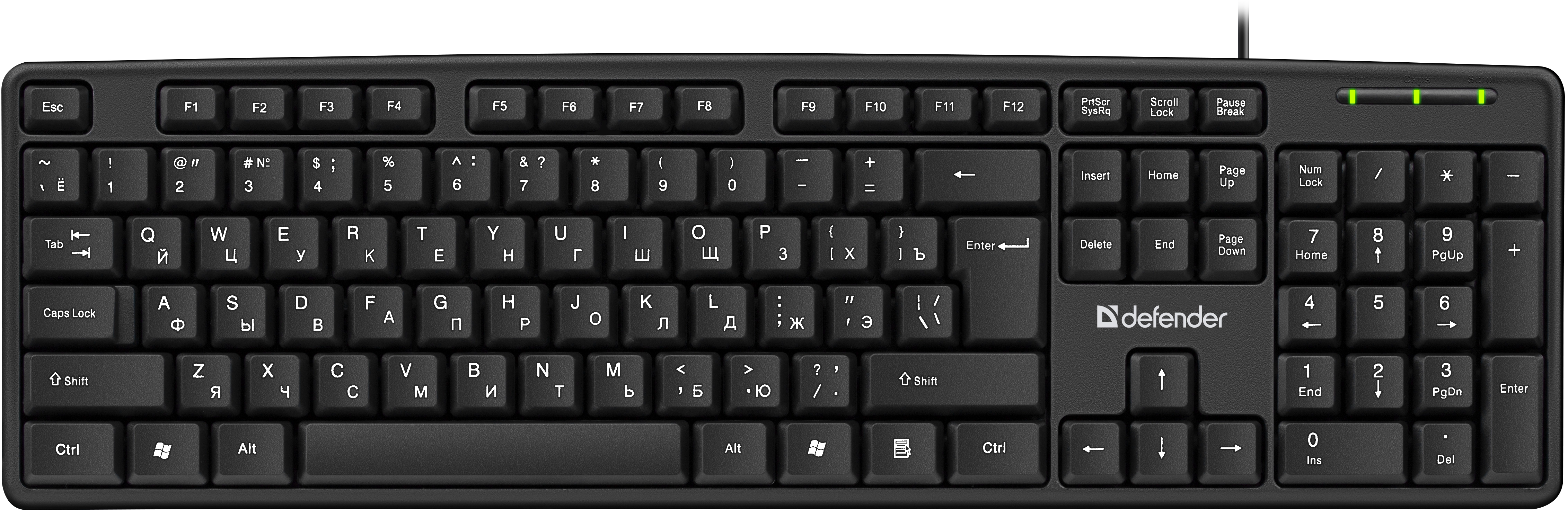 Defender Element HB-520 USB Tastatura Crna