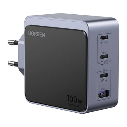 UGREEN X565 Nexode Air mrežni punjač 100W (3x USB-C + 1x USB-A) sivi