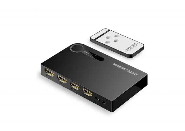 HDMI switch 3x1 3D 4K Ugreen + Daljinski