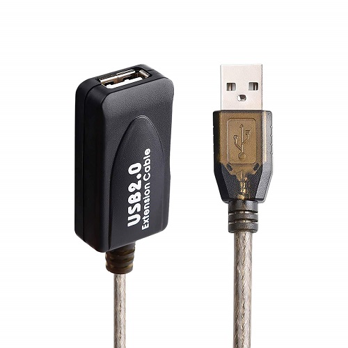 Кабель USB 2.0 активный удлинительный 20м KT-USE-20M