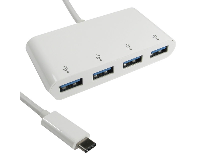 Adapter-konverter USB Tip C 3.1 na 4xUSB 3.0 GreenCon